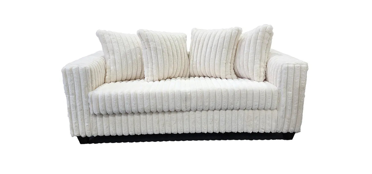 Gia Ivory Sofa & Loveseat by New Era Innovations at Eve Furniture