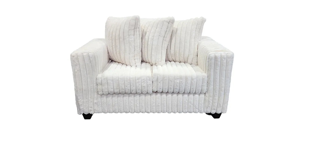 Gia Ivory Sofa & Loveseat by New Era Innovations at Eve Furniture