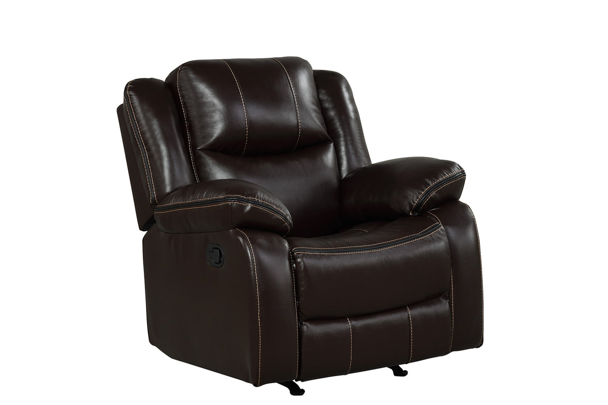 Carter 2-Piece Brown Reclining Living Room Set