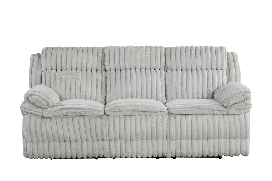 Mellow Grey 3-Piece Reclining Living Room Set by New Era Innovations at Eve Furniture