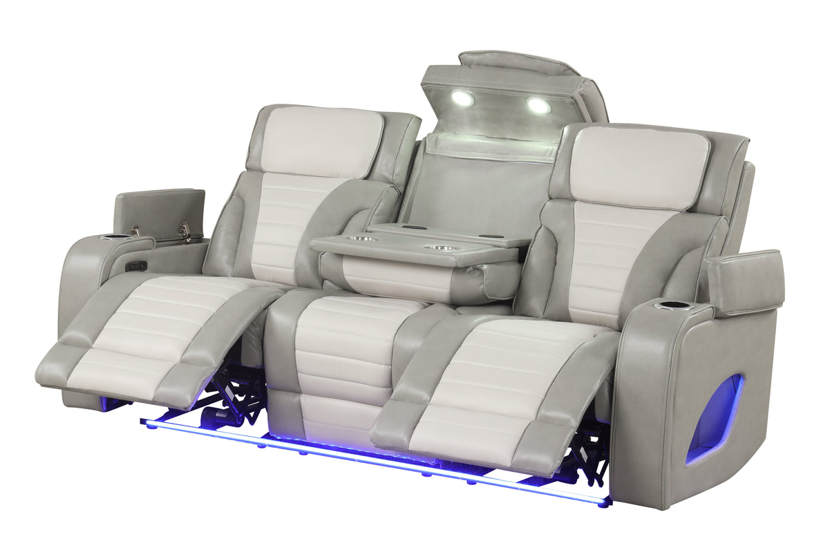 Robin Grey 3-Piece Power Reclining Set by New Era Innovations at Eve Furniture