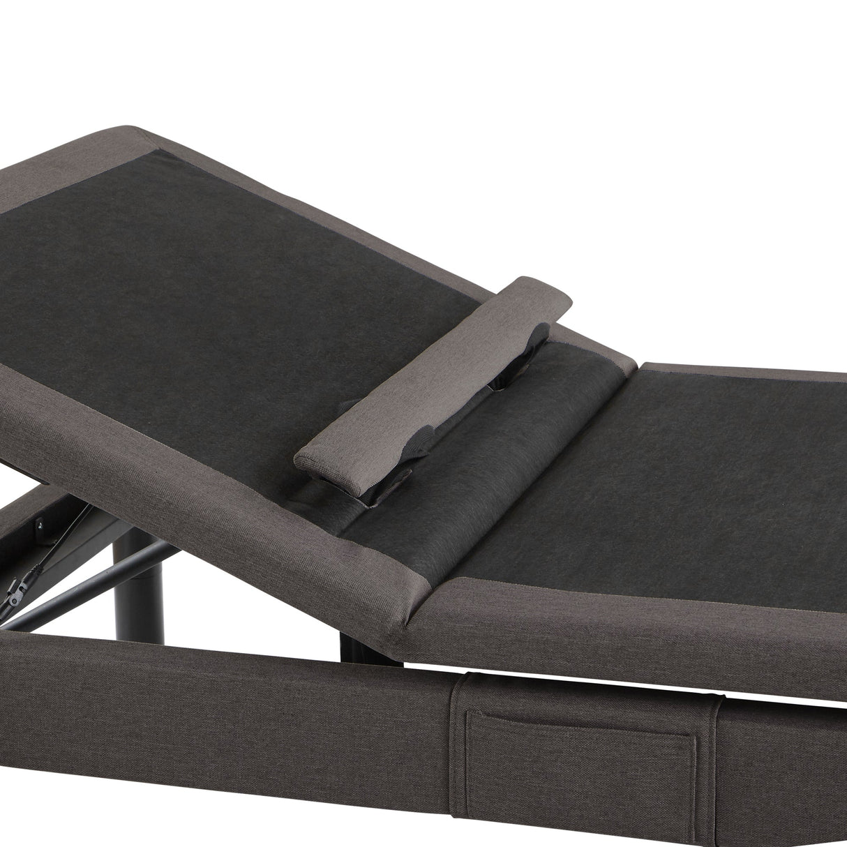 S755 Charcoal Queen Adjustable Base by Malouf at Eve Furniture