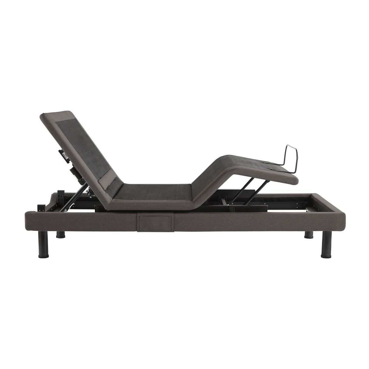 S755 Charcoal Queen Adjustable Base by Malouf at Eve Furniture