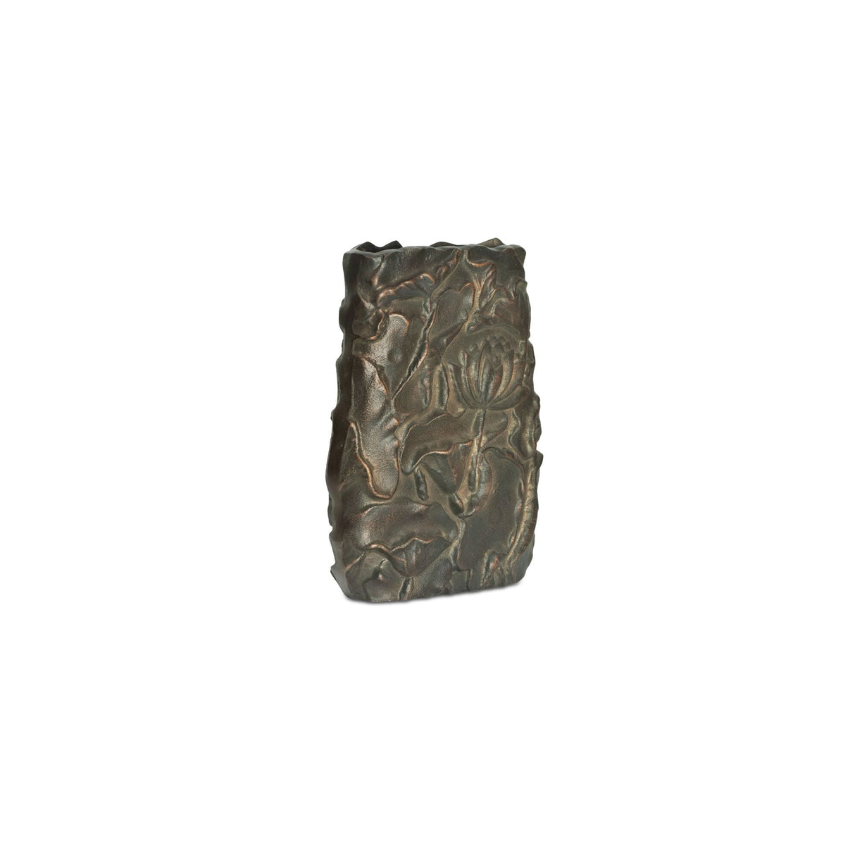 Sabine Antique Brass Cast Aluminum Vase by Moe's Home at Eve Furniture