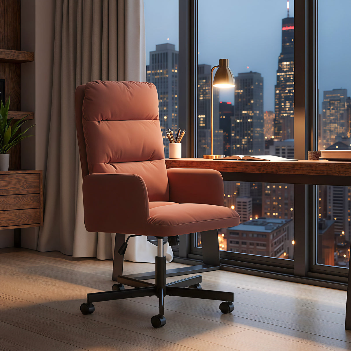 Sable Brown Office Chair by Zuomod at Eve Furniture