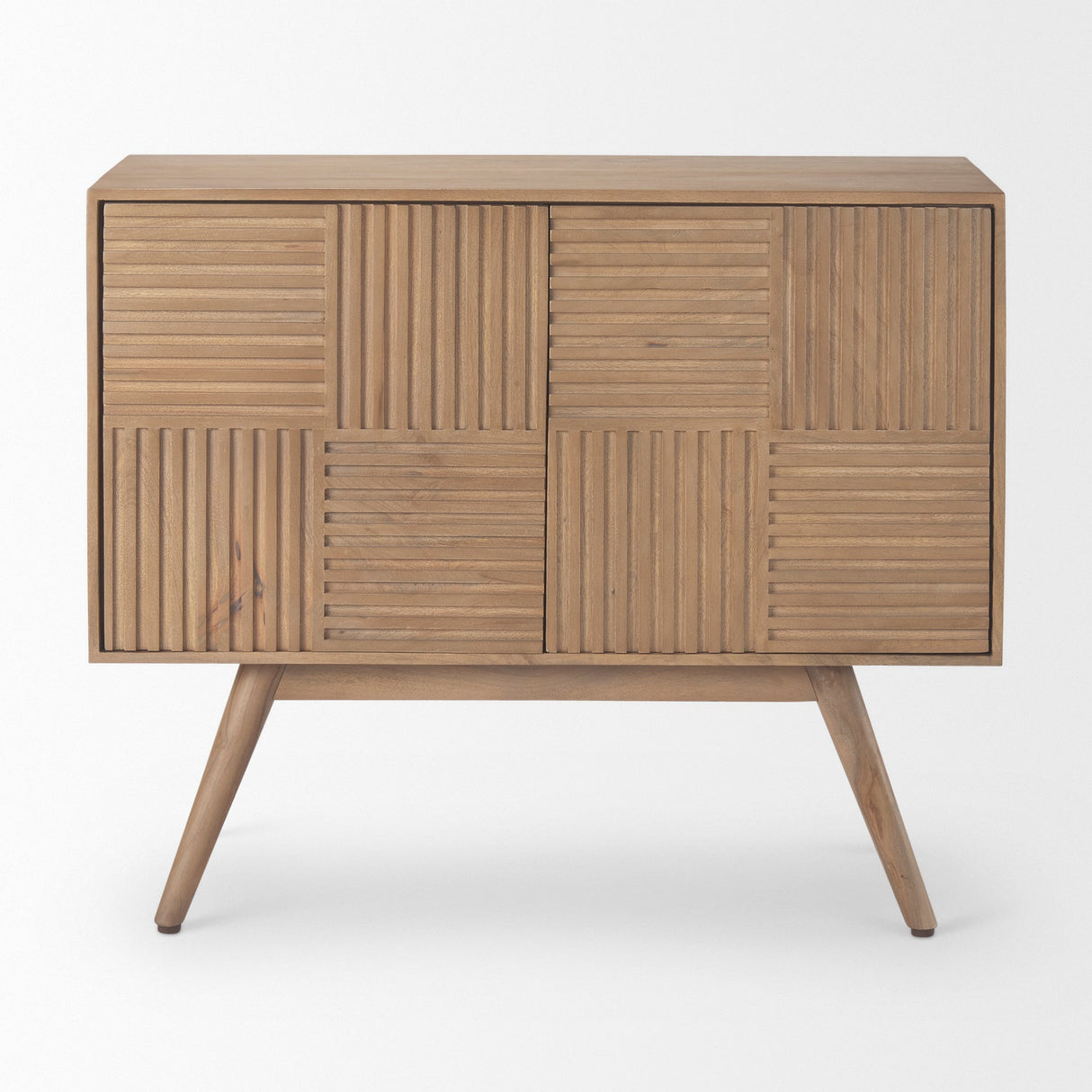 Sable Light Brown Wood Accent Cabinet by Mercana at Eve Furniture