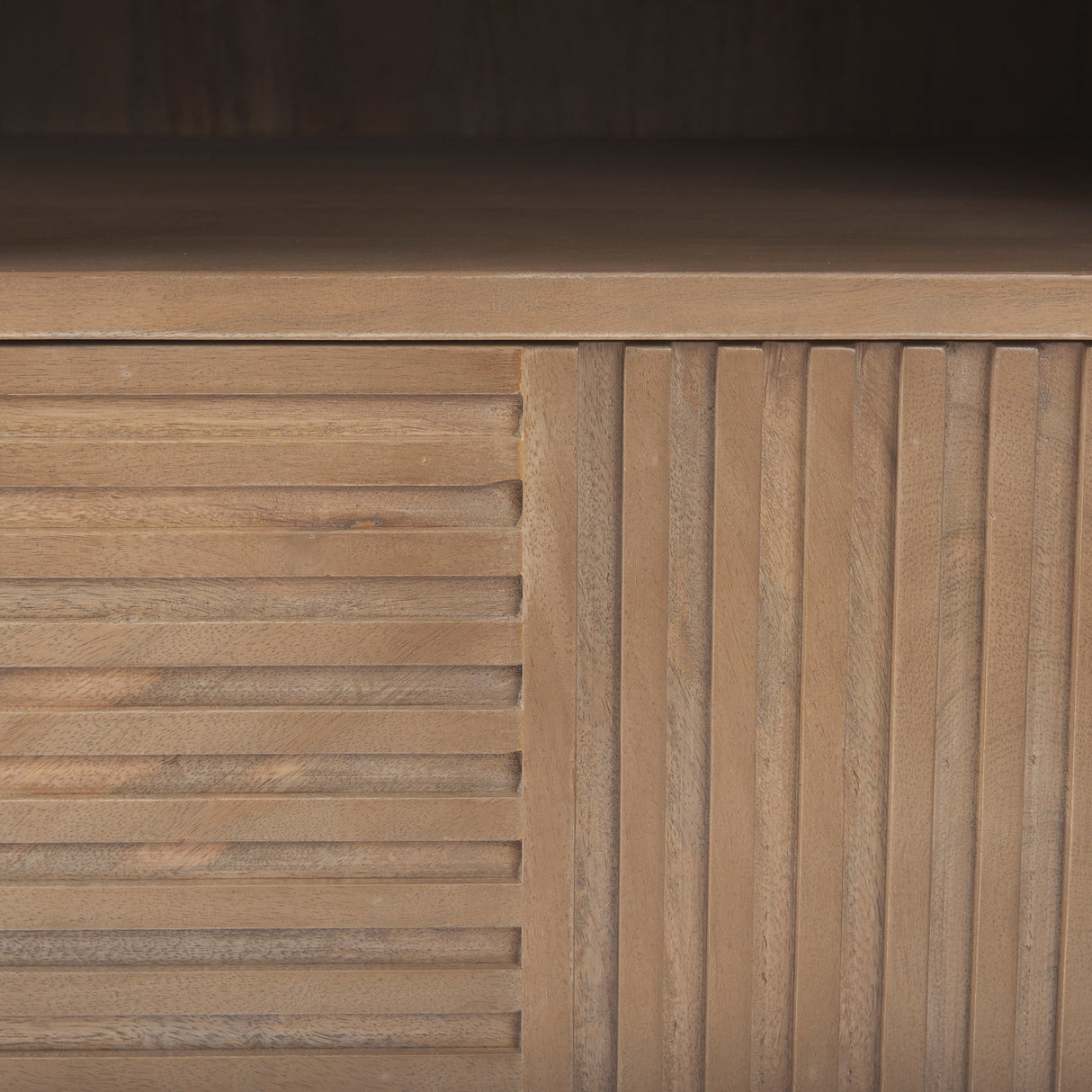 Sable Light Brown Wood Side Table by Mercana at Eve Furniture