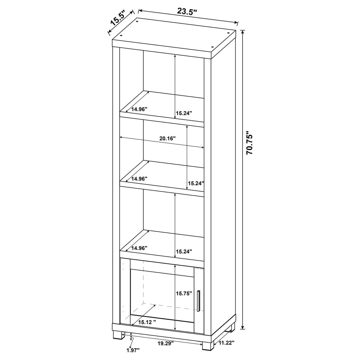 Sachin Antique Pine 3-piece Entertainment Center With 79" TV Stand by Coaster at Eve Furniture