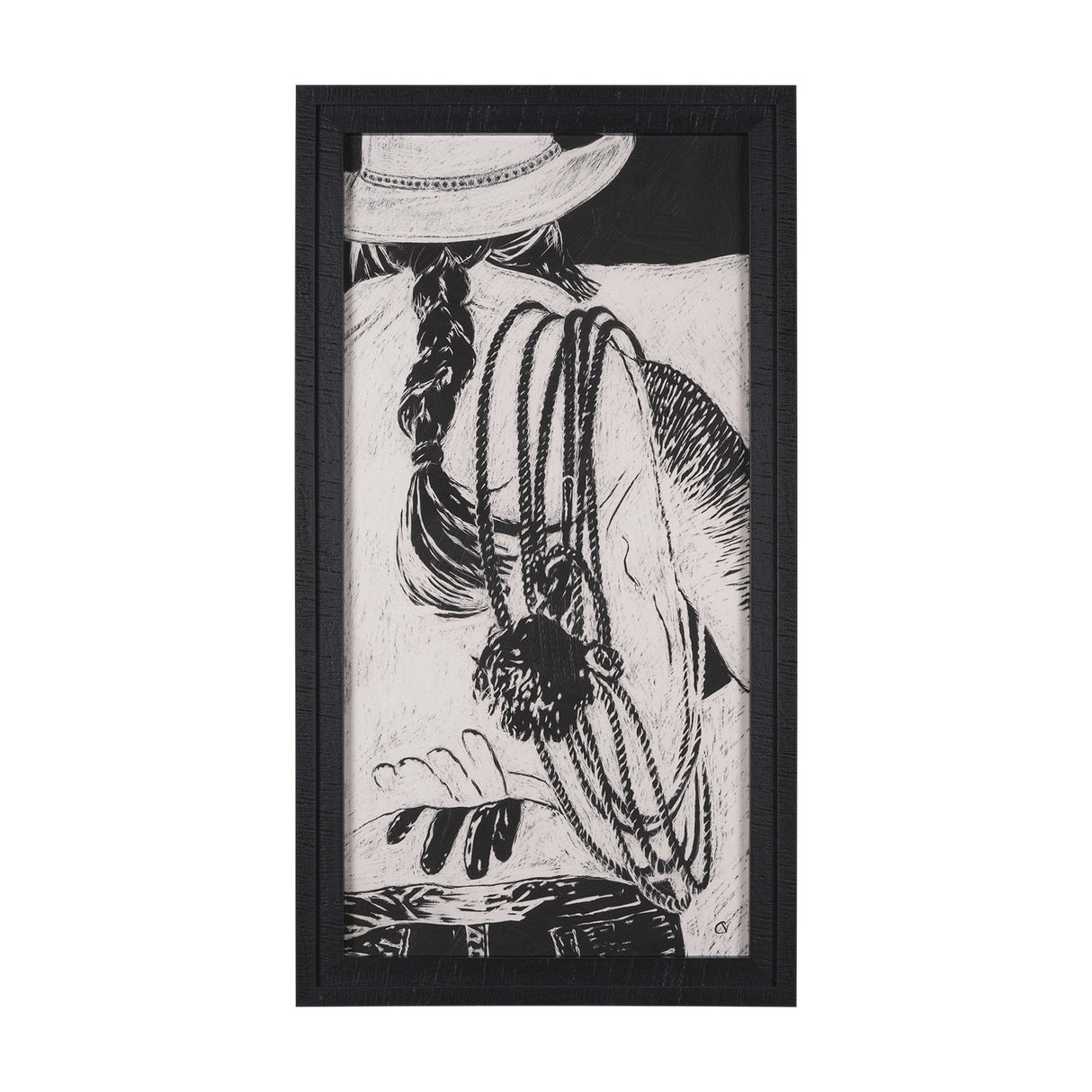 Saddled Up III by Mercana Studio a Hand Embellished Framed Art Print by Mercana at Eve Furniture
