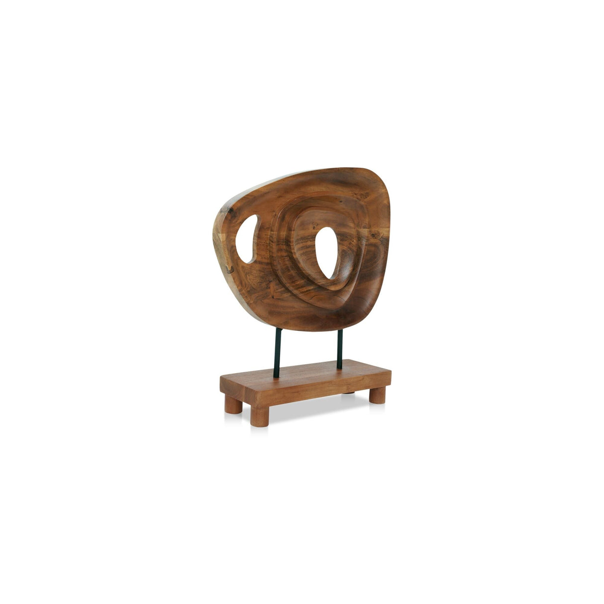 Saddler Natural Acacia Sculpture by Moe's Home at Eve Furniture