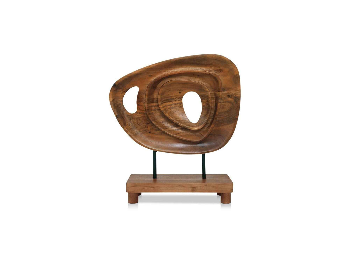 Saddler Natural Acacia Sculpture