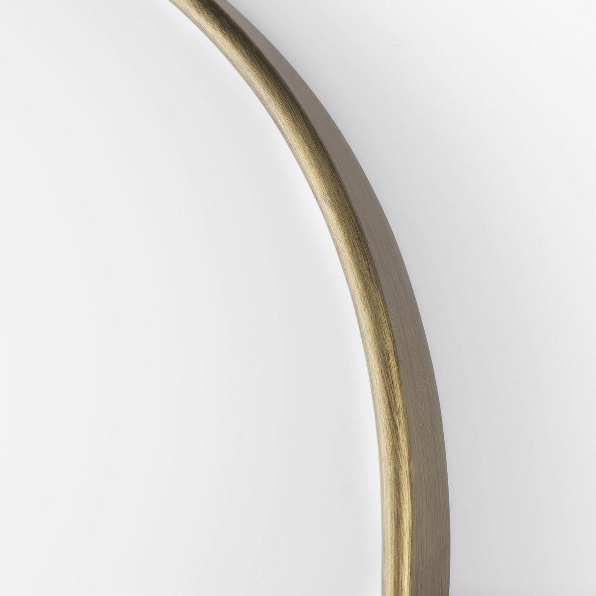 Sadie Antique Gold Rounded Arch Floor Mirror by Mercana at Eve Furniture