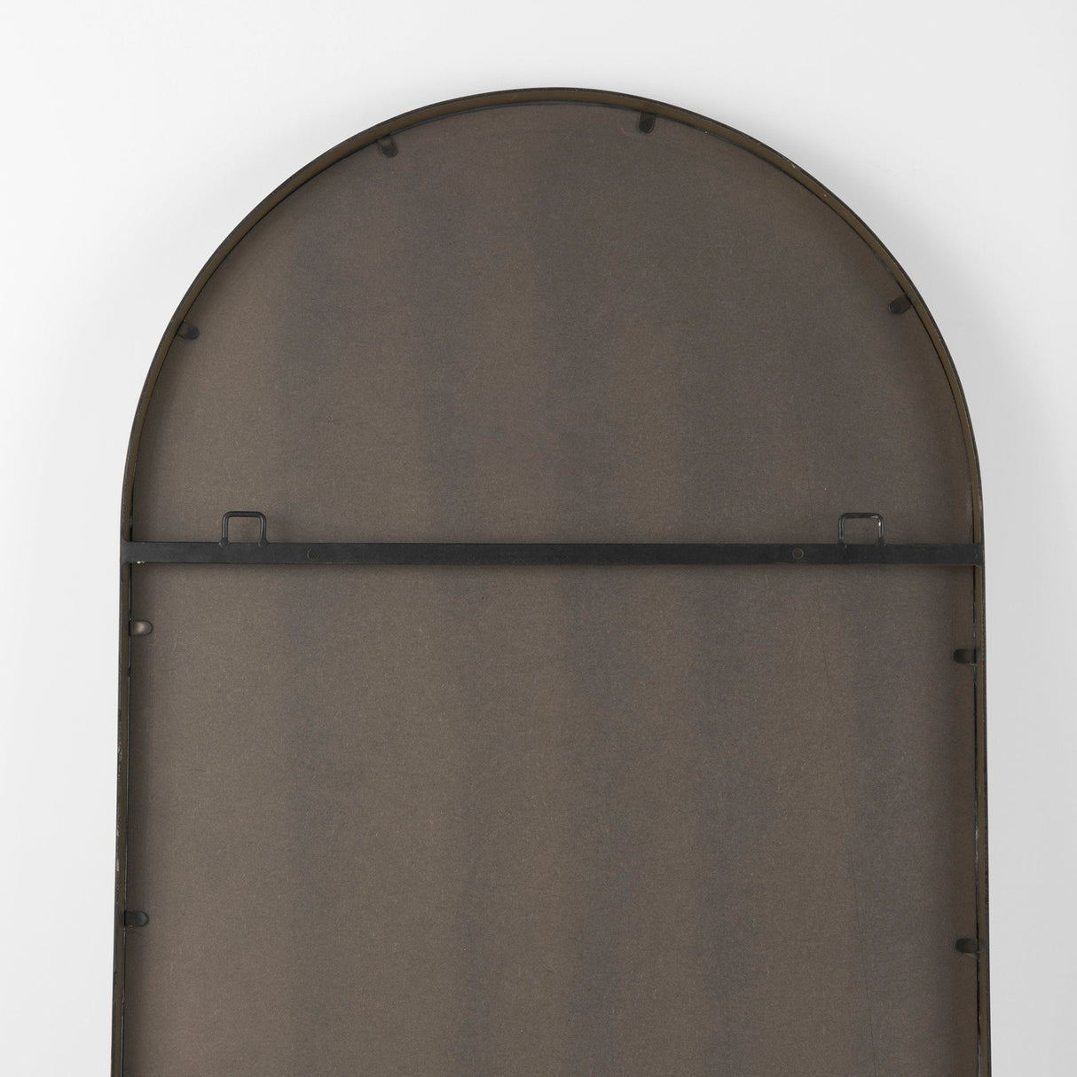 Sadie Antique Gold Rounded Arch Floor Mirror by Mercana at Eve Furniture
