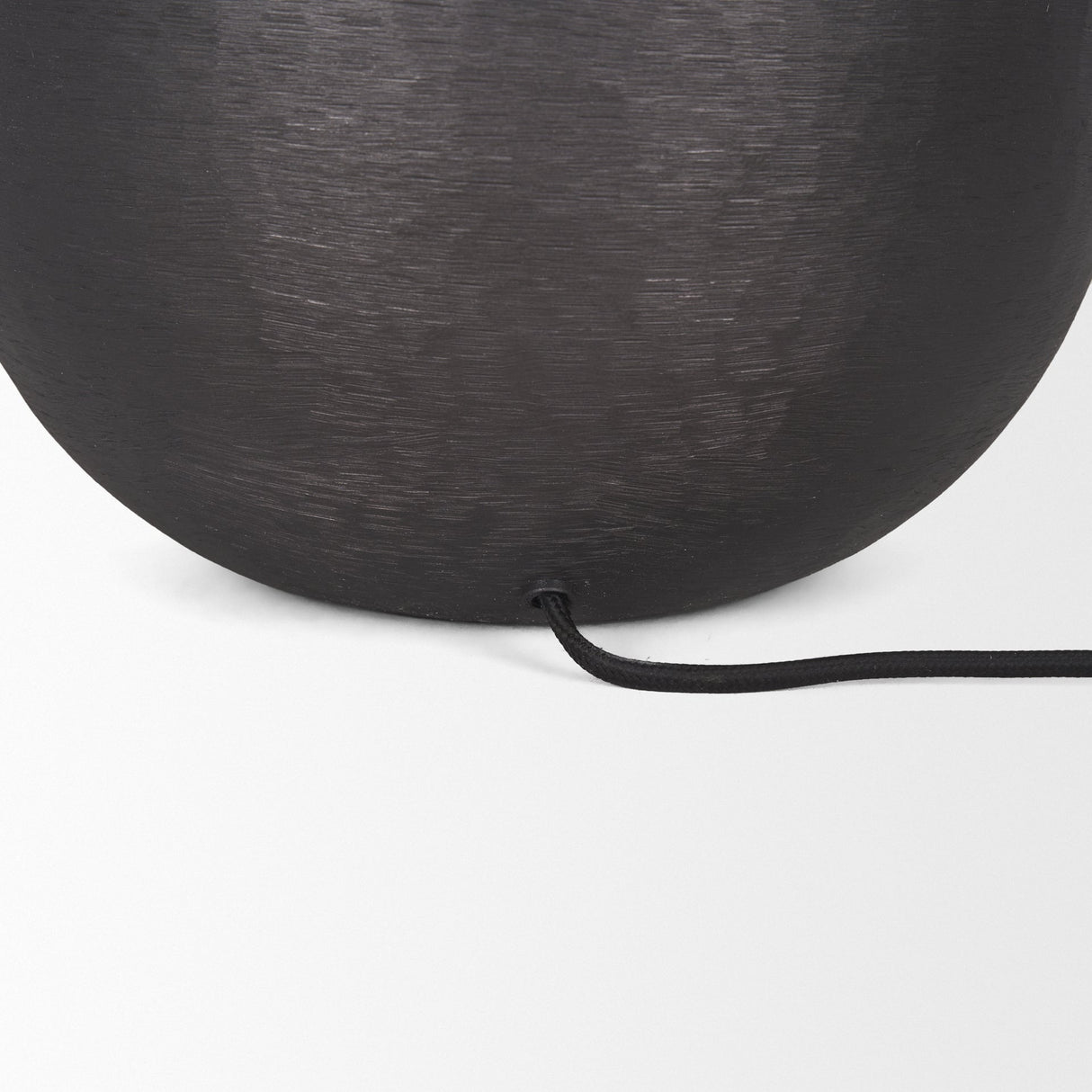 Sadiyah Black Brushed Metal w/ Beige Shade Table Lamp by Mercana at Eve Furniture