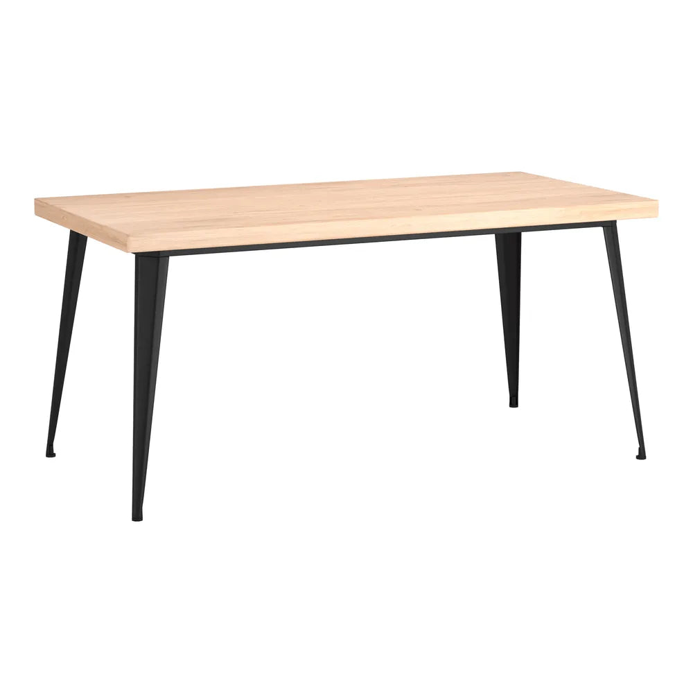 Saelen Dining Table Natural by Zuomod at Eve Furniture