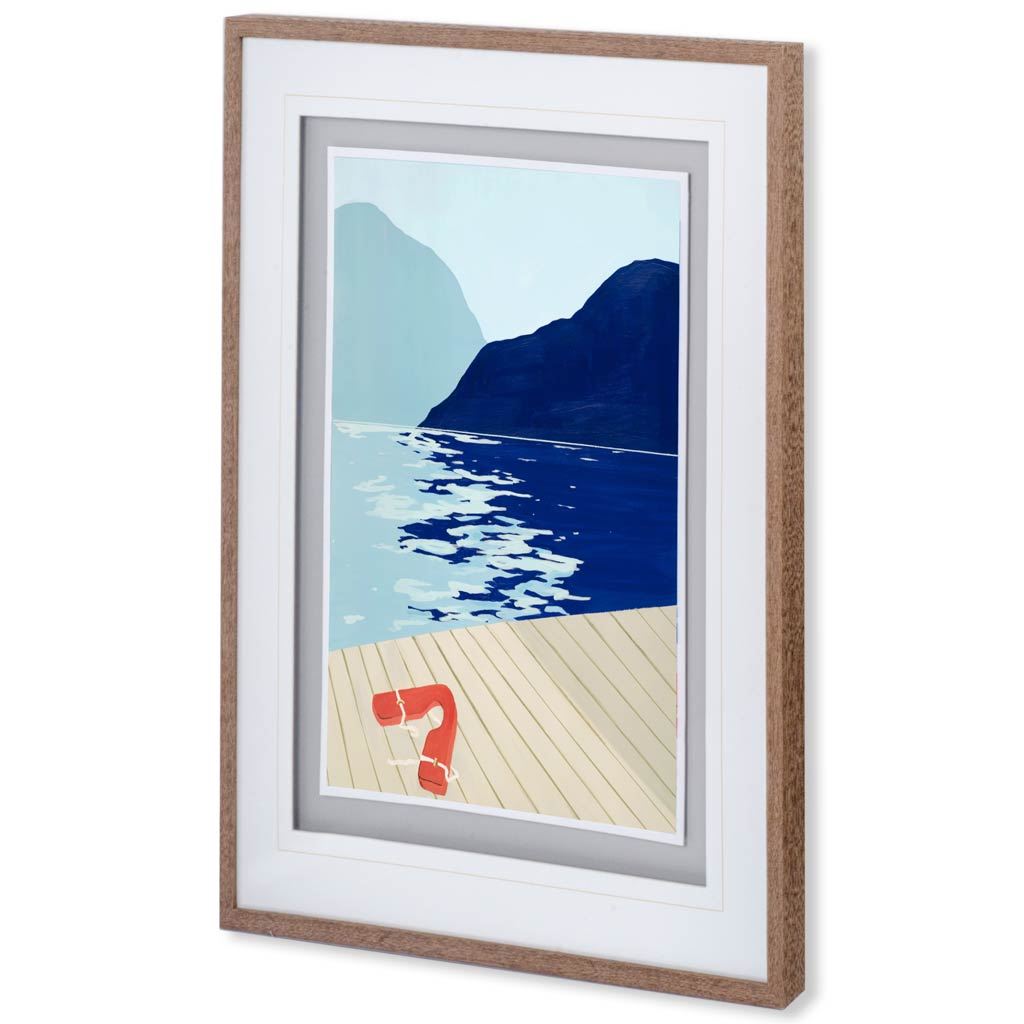 Safety First by Dimond, David a Framed Art Print Matted under Glass by Mercana at Eve Furniture