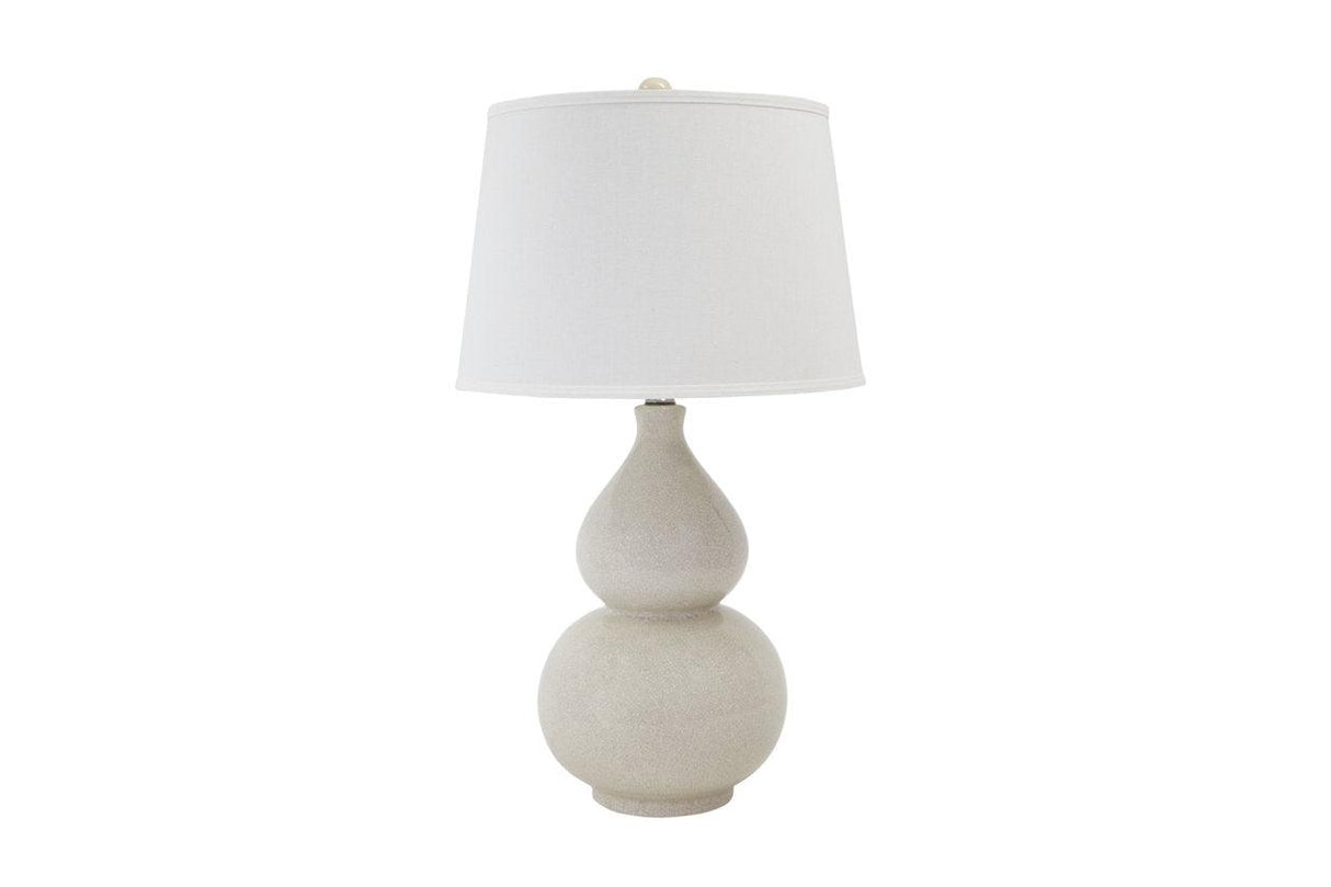 Saffi Cream Table Lamp by Ashley at Eve Furniture