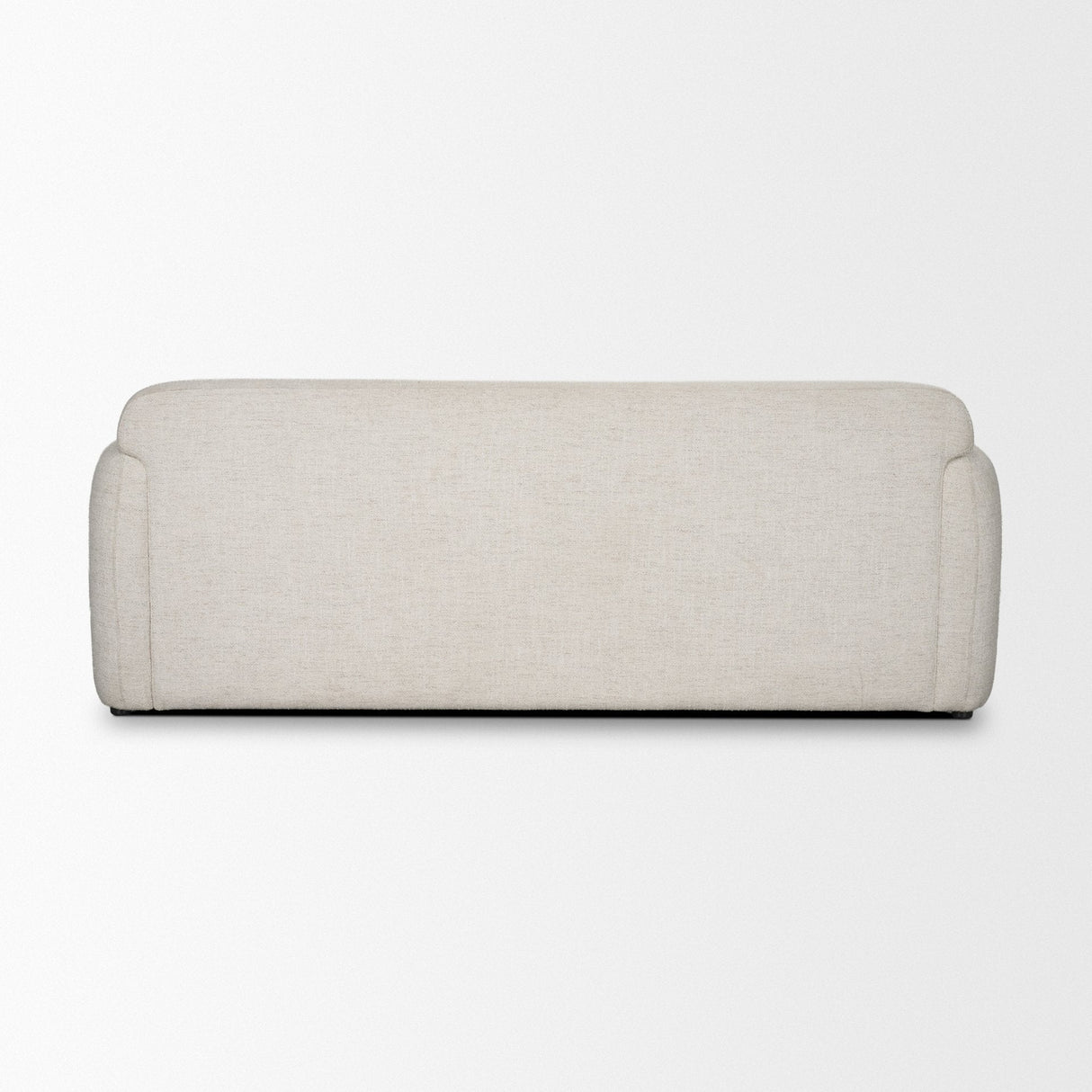 Saga Cream Fabric 3 Seater Sofa by Mercana at Eve Furniture