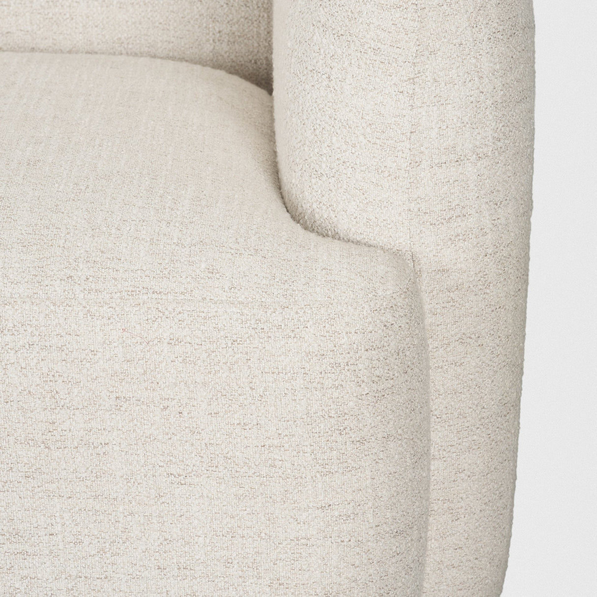 Saga Cream Fabric 3 Seater Sofa by Mercana at Eve Furniture