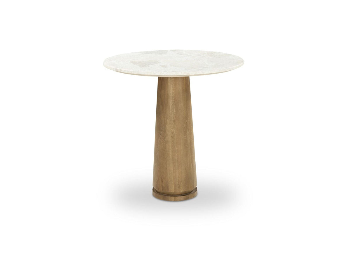 Sage Cosmos Beige Marble/Dark Brown Cafe Table by Moe's Home at Eve Furniture