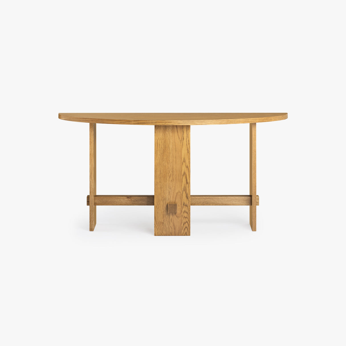 Saguaro Oak Demi-Lune Console by Co.House Designs at Eve Furniture