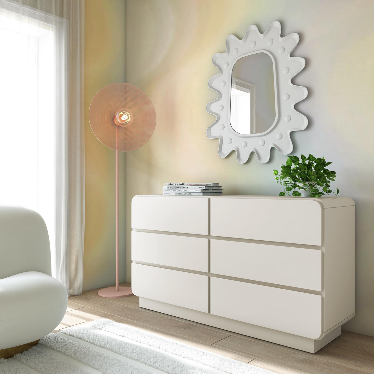 Sagura 6-Drawer Dresser by TOV Furniture at Eve Furniture
