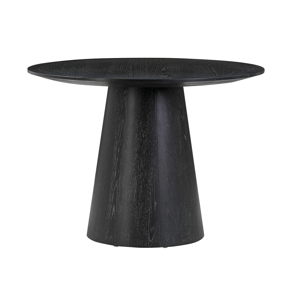 Sahara Black Oak 41" Round Dining Table by TOV Furniture at Eve Furniture