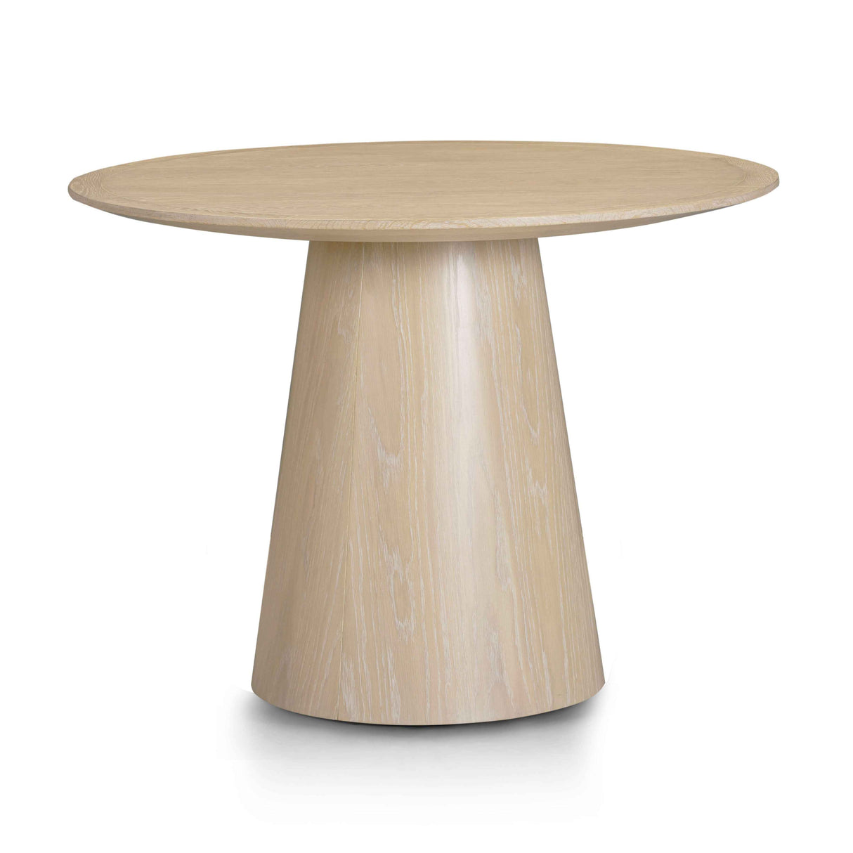 Sahara Round Oak Dining Table (41"-60") by TOV Furniture at Eve Furniture