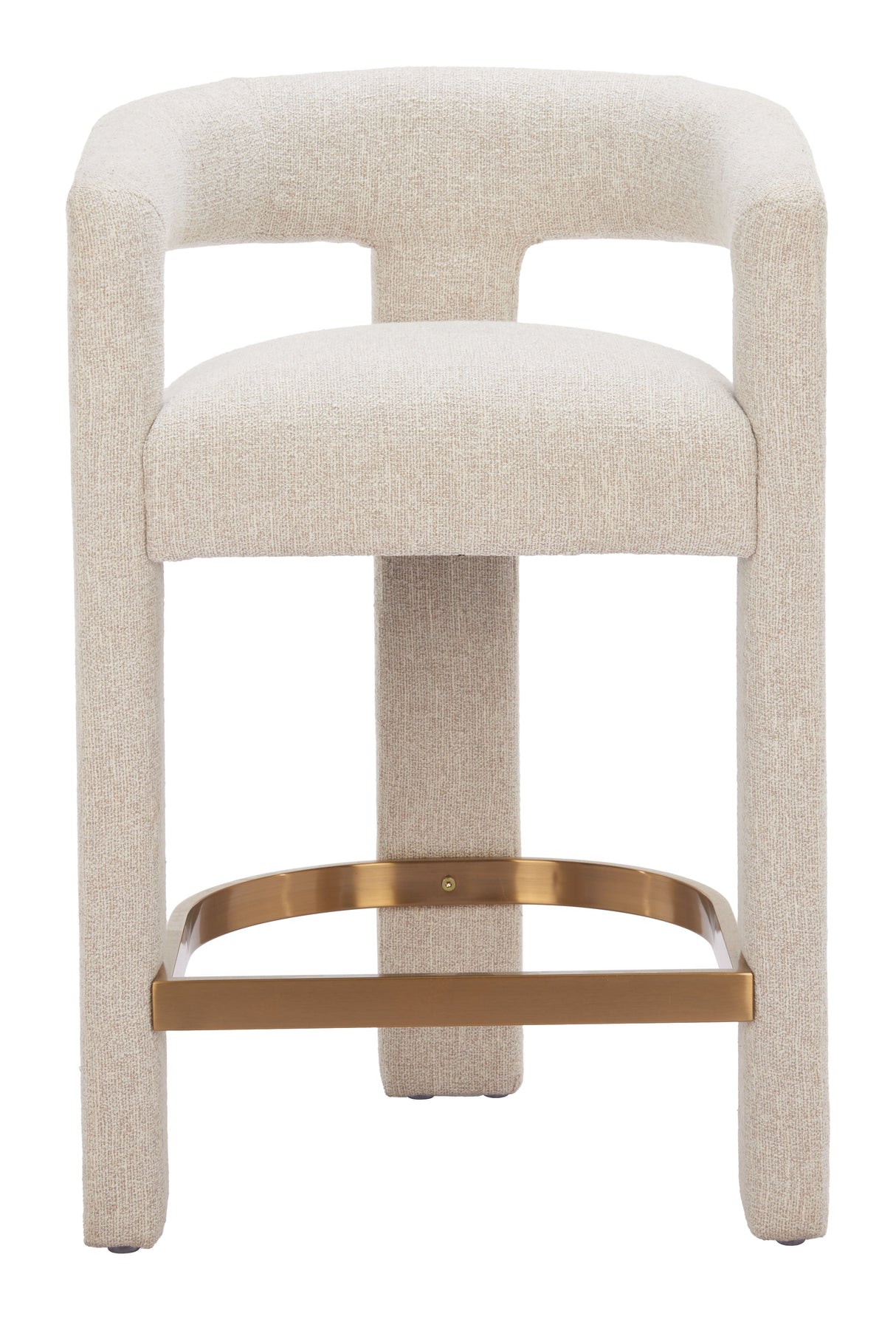 Saiko Beige Barstool by Zuomod at Eve Furniture