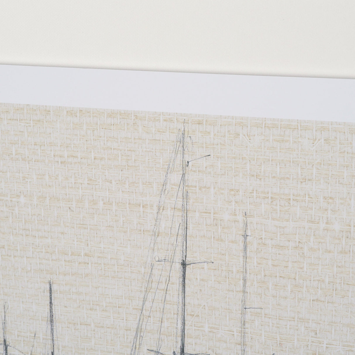 Sail Away III by Mercana Studio a Hand Embellished Framed Art Print Matted under Glass by Mercana at Eve Furniture