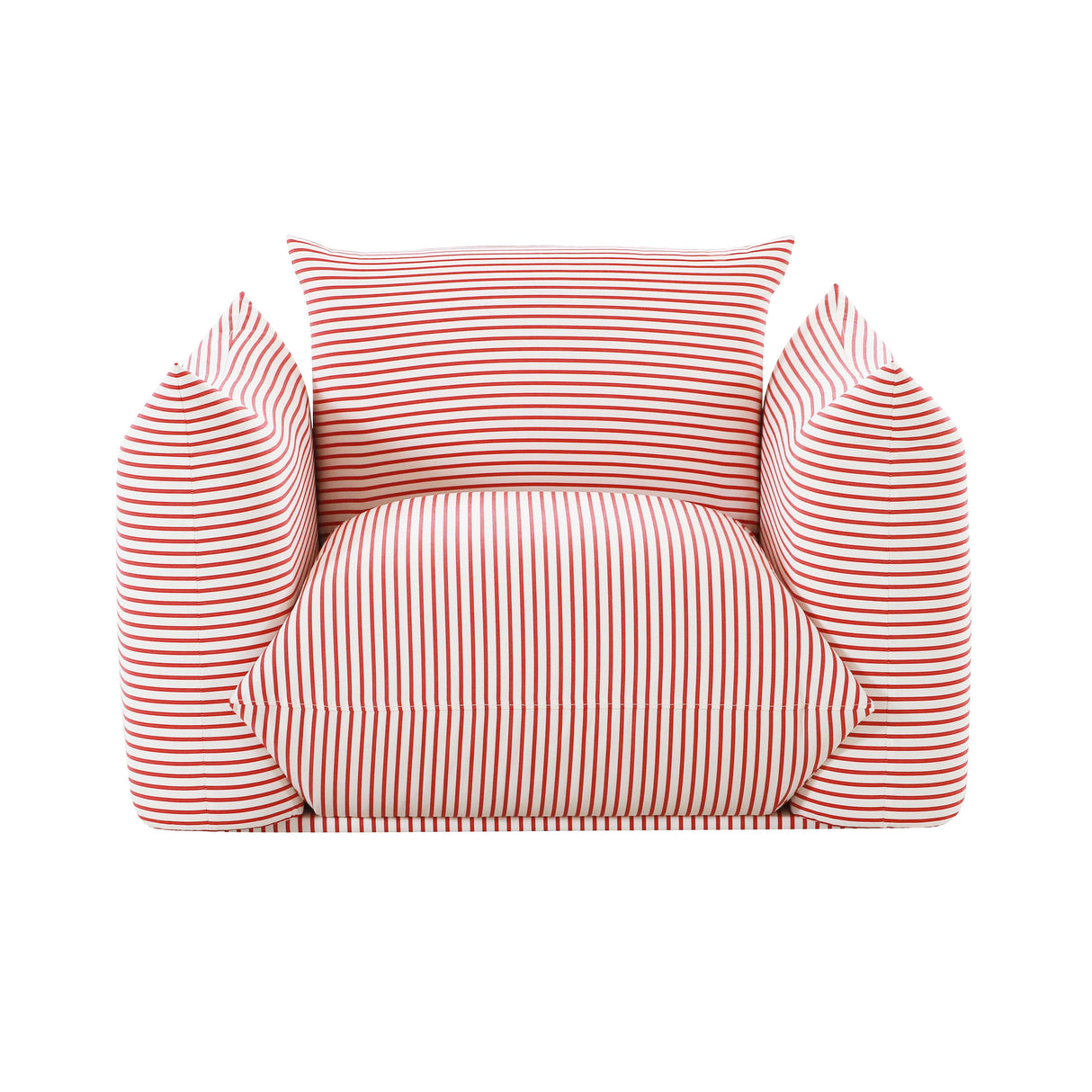 Saint Tropez Striped Stuffed Indoor / Outdoor Armchair by TOV Furniture at Eve Furniture