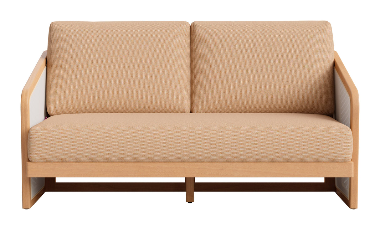 Sakina Brown Outdoor Sofa by Zuomod at Eve Furniture