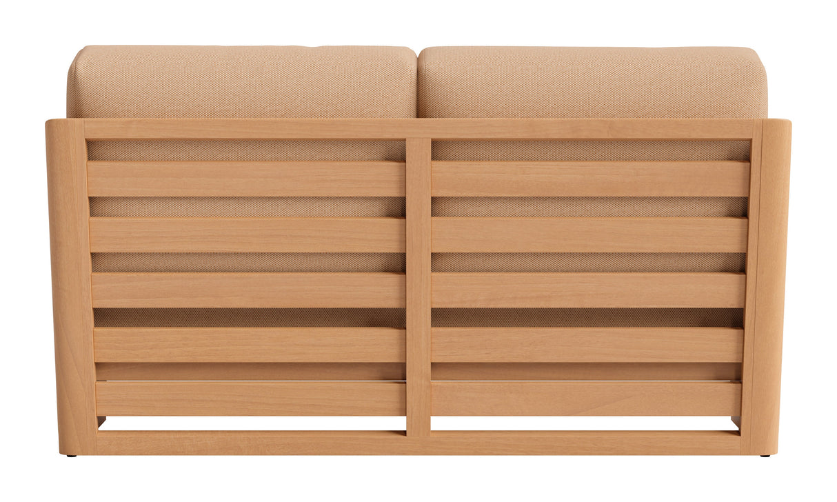 Sakina Brown Outdoor Sofa by Zuomod at Eve Furniture