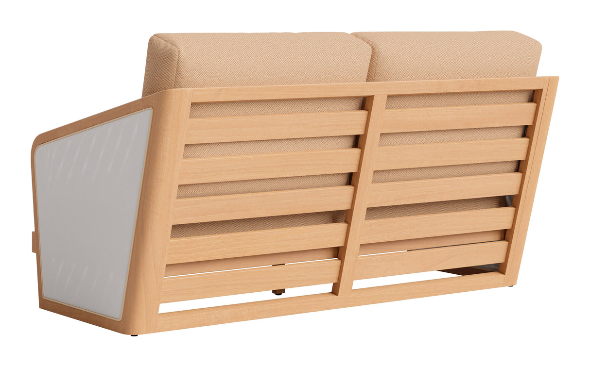 Sakina Brown Outdoor Sofa by Zuomod at Eve Furniture