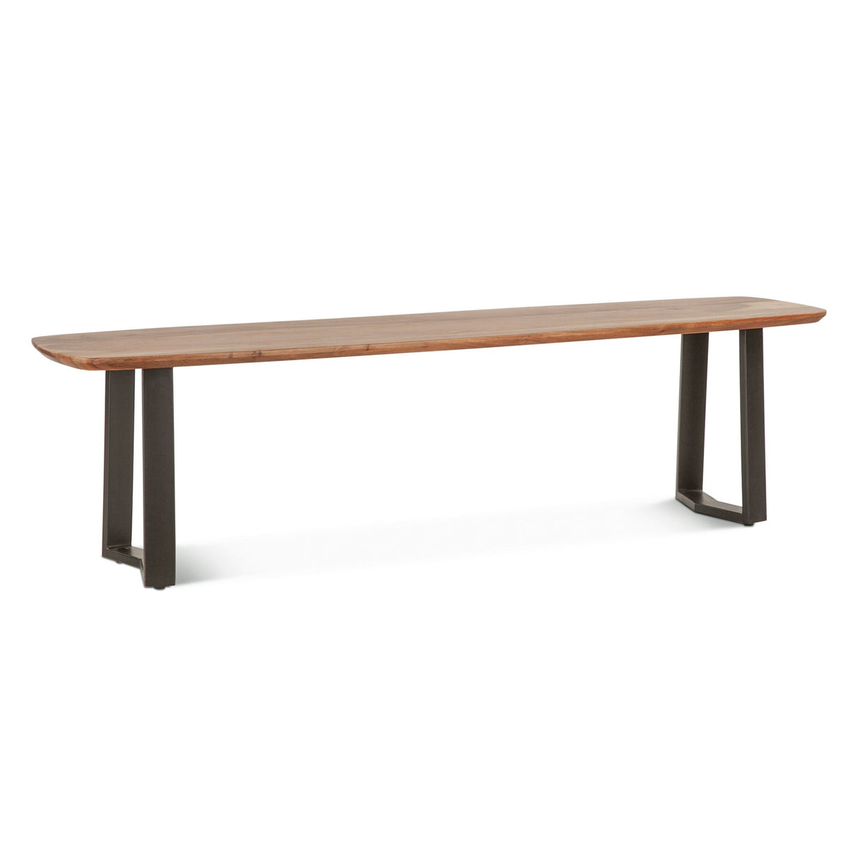 Salerno 68 Bench in Smoked Acacia by Home Trends & Design at Eve Furniture