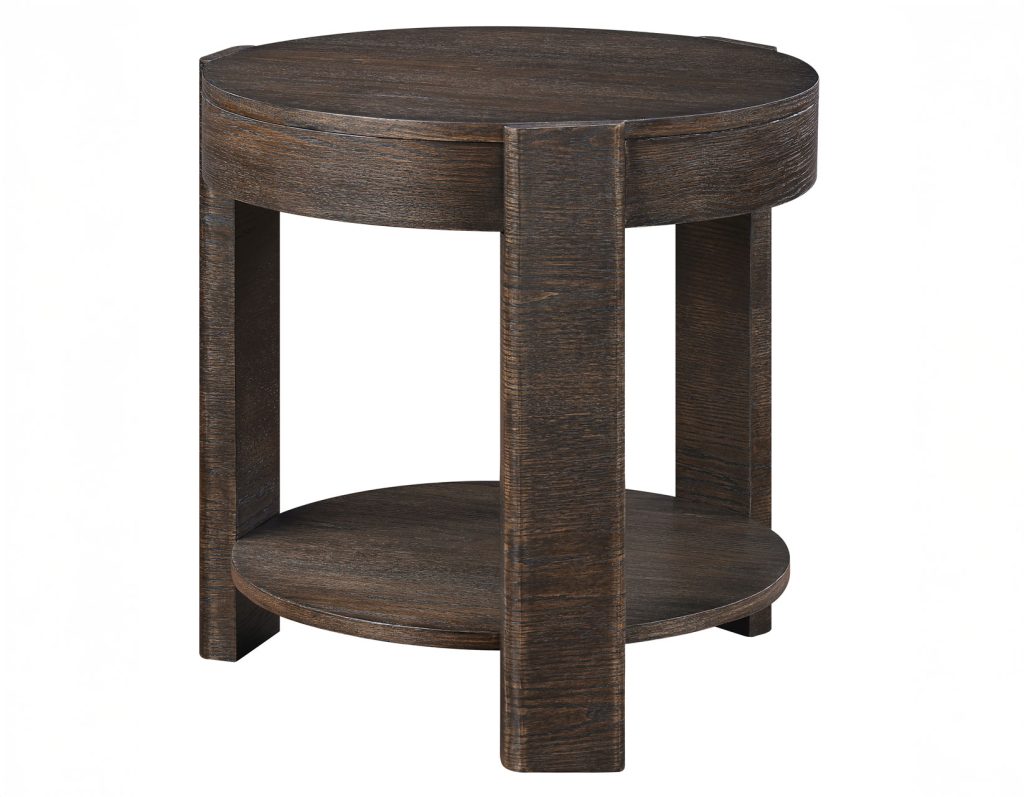 Salina Round End Table by Steve Silver at Eve Furniture