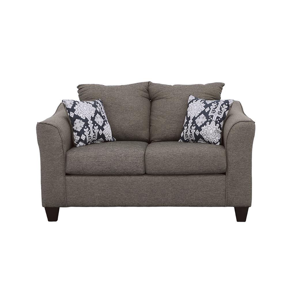 Salizar Gray Flared Arm Loveseat by Coaster at Eve Furniture
