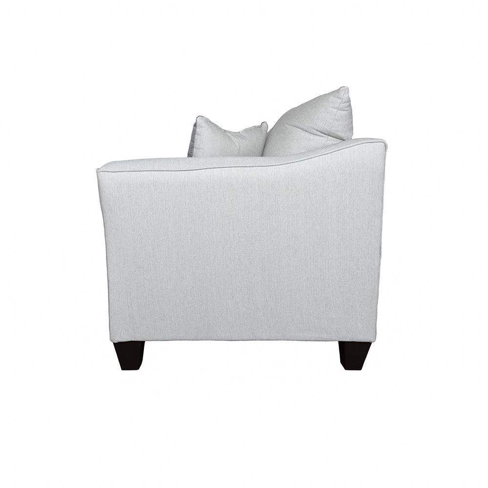 Salizar Gray Mist Upholstered Track Arm Fabric Loveseat by Coaster at Eve Furniture