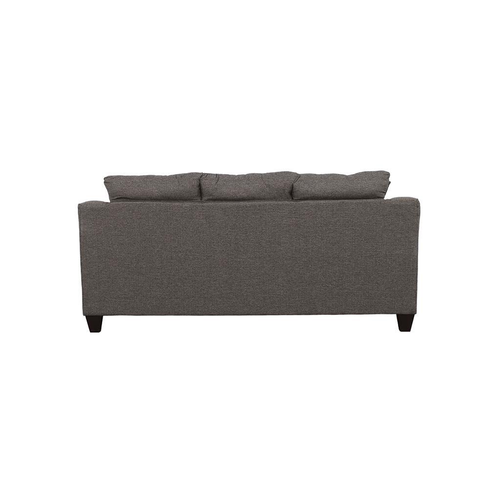 Salizar Upholstered Flared Arm Sofa Charcoal Grey by Coaster at Eve Furniture