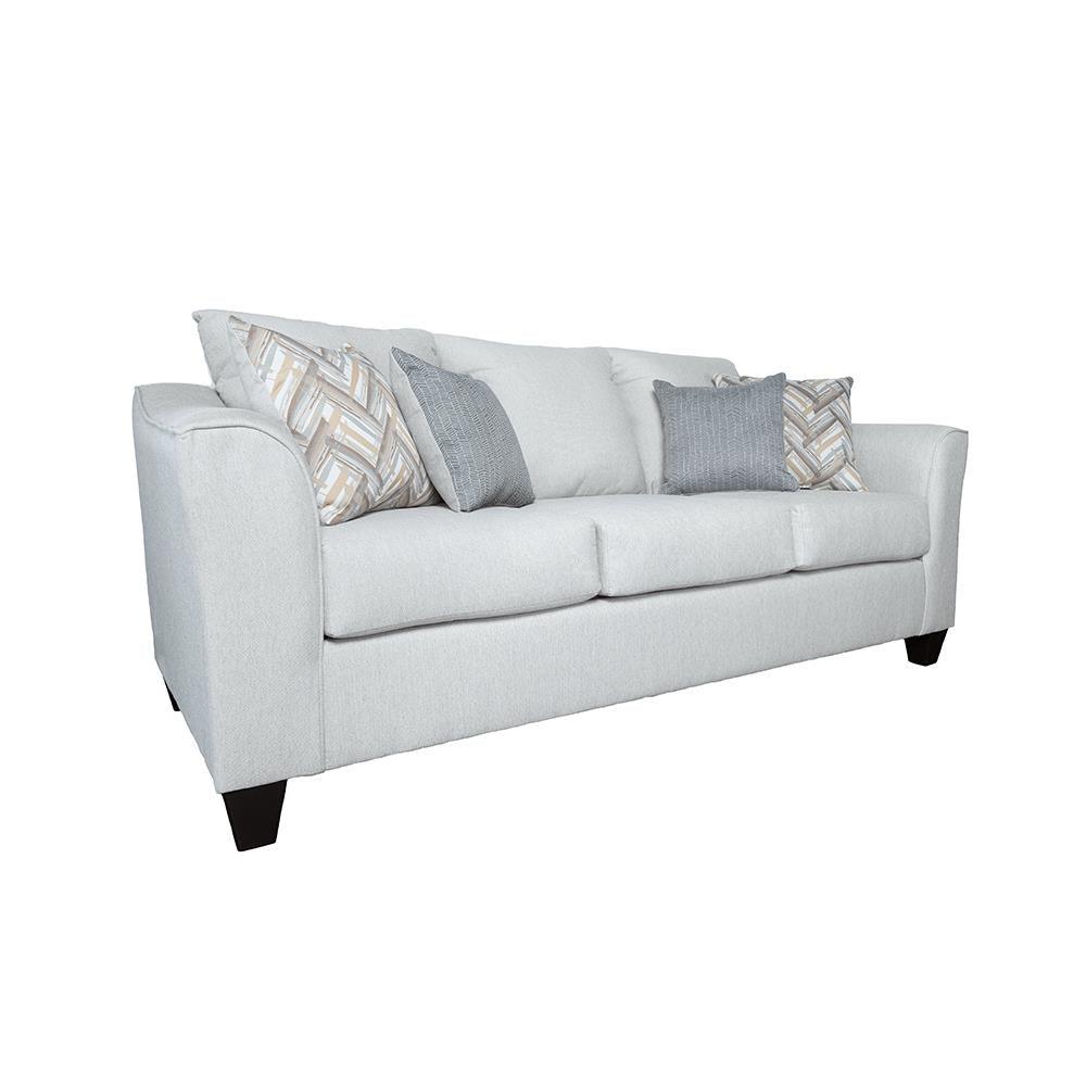 Salizar Upholstered Flared Arm Sofa Sand by Coaster at Eve Furniture