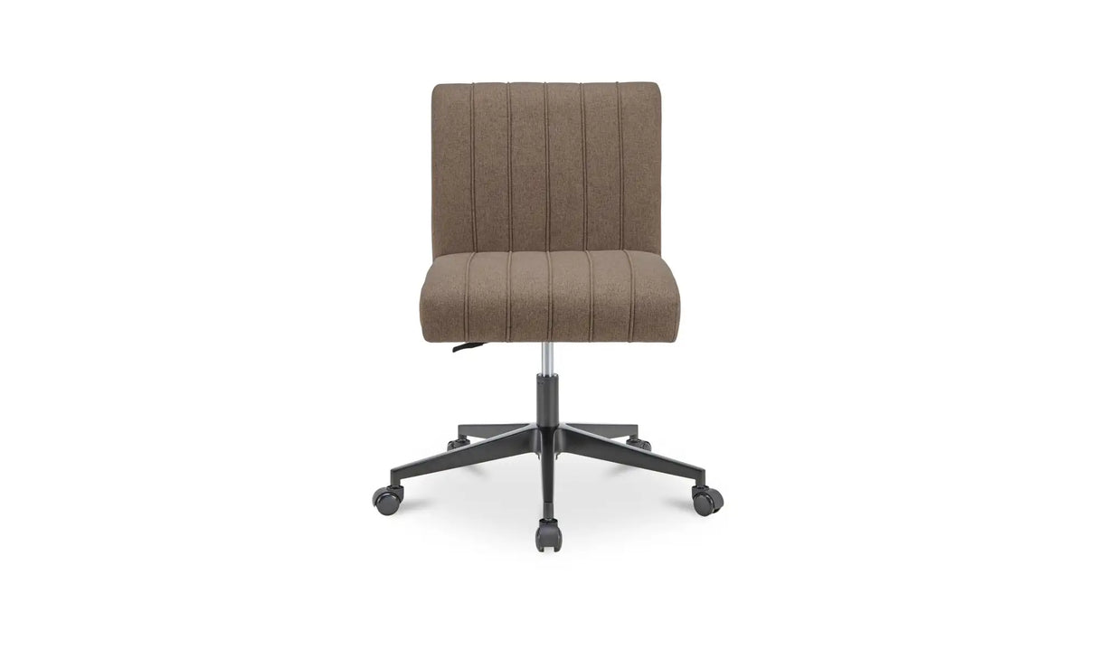 Sally Office Chair Light Brown by Moe's Home at Eve Furniture