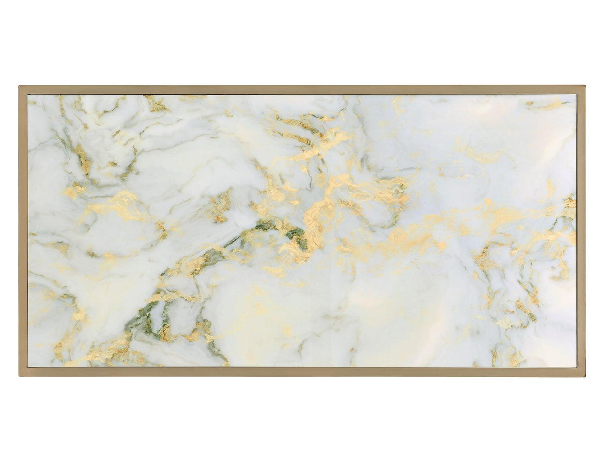 Salvador Faux-Marble Coffee Table by Steve Silver at Eve Furniture