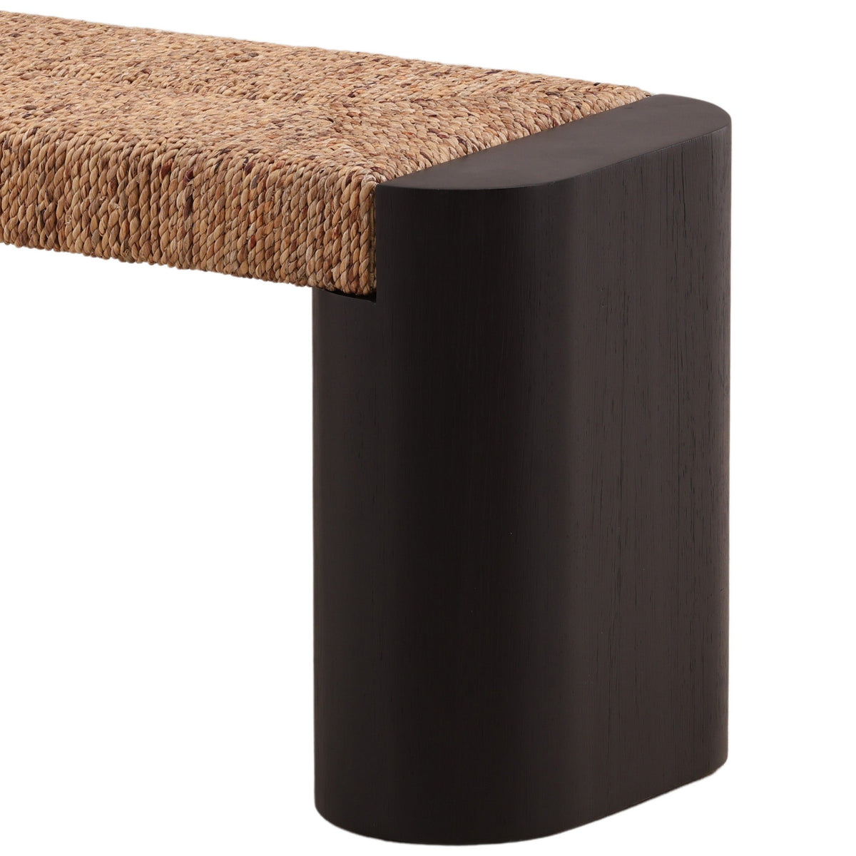 Samael Bench, Black by Dovetail at Eve Furniture