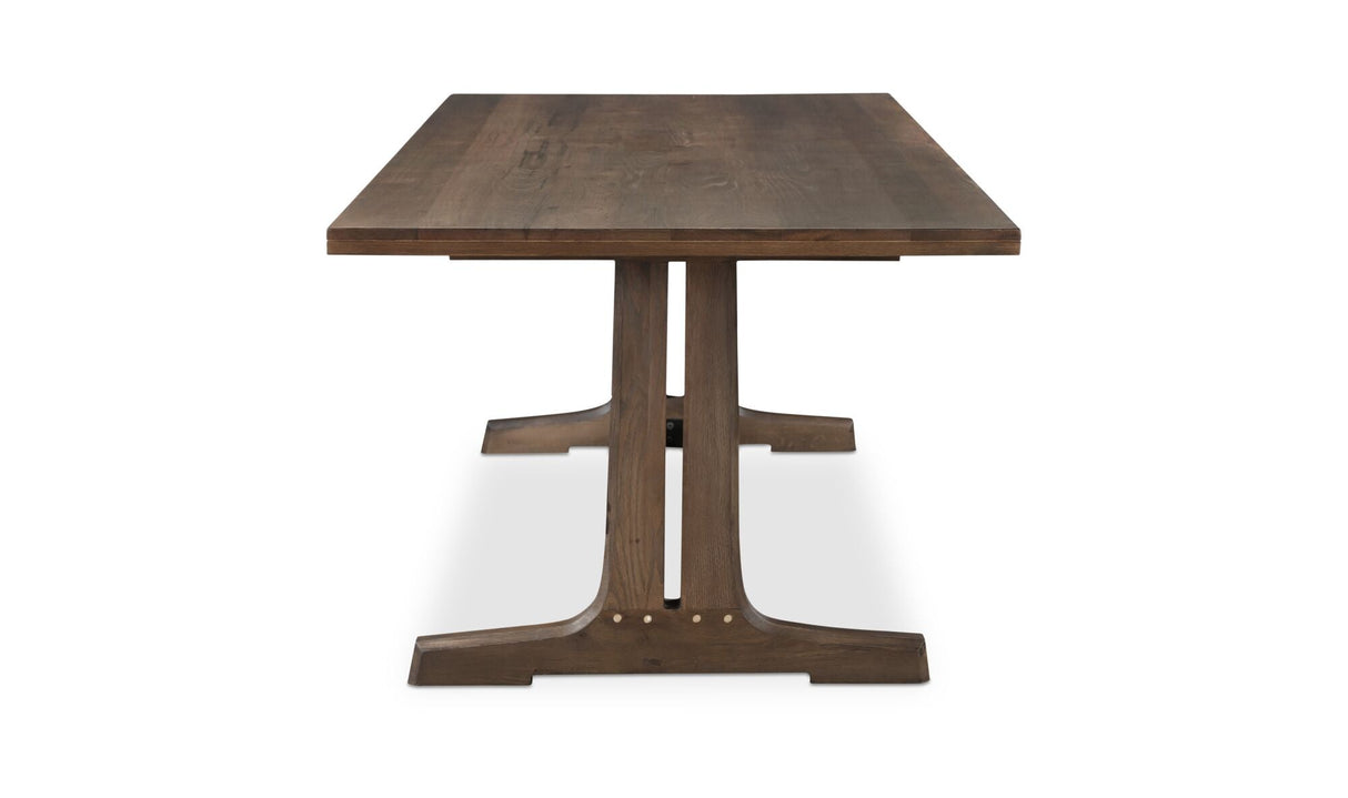 Samuel Dining Table Dark Brown by Moe's Home at Eve Furniture