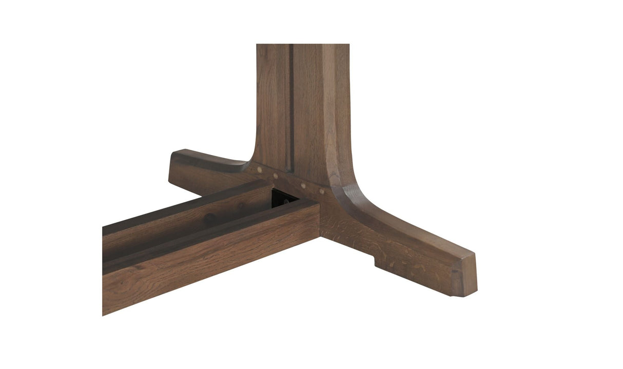 Samuel Dining Table Dark Brown by Moe's Home at Eve Furniture