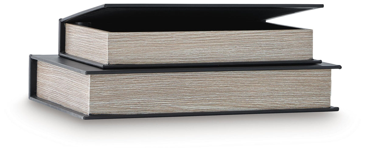 Samwell Black Box, Set of 2 by Ashley at Eve Furniture