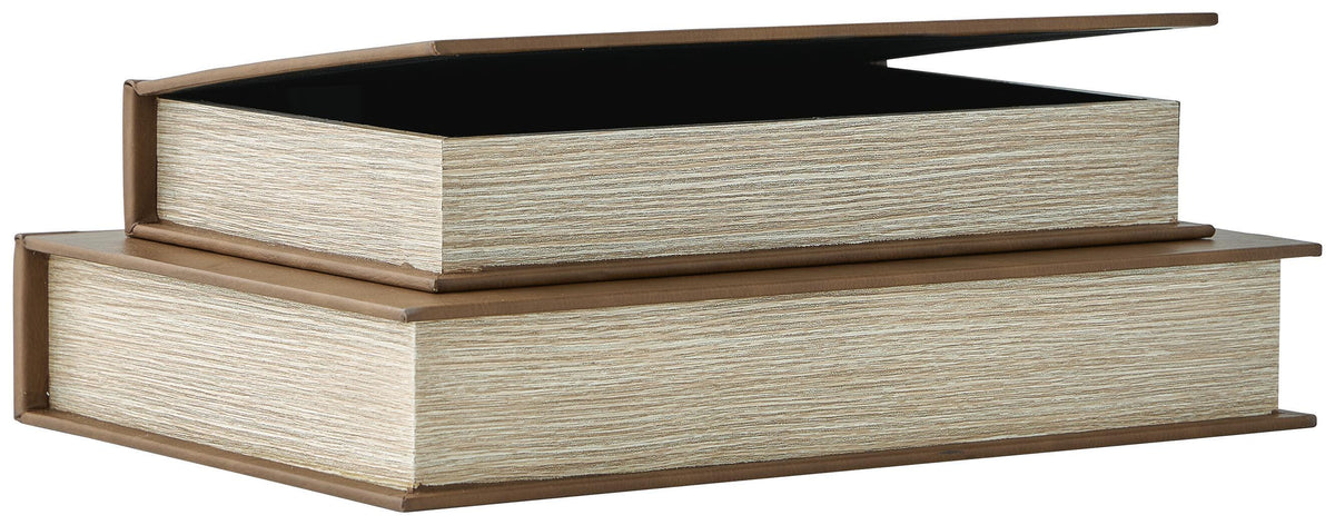 Samwell Brown Box, Set of 2 by Ashley at Eve Furniture