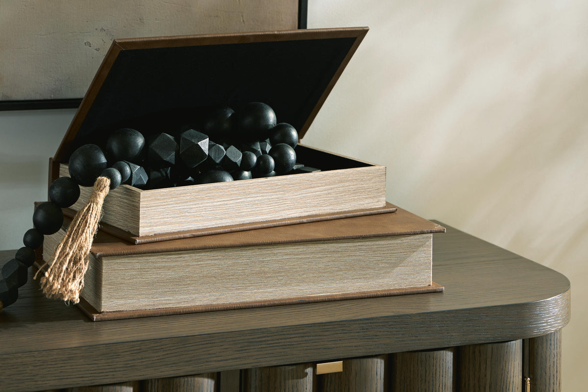 Samwell Brown Box, Set of 2 by Ashley at Eve Furniture