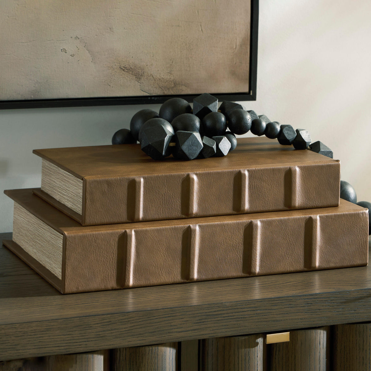 Samwell Brown Box, Set of 2 by Ashley at Eve Furniture