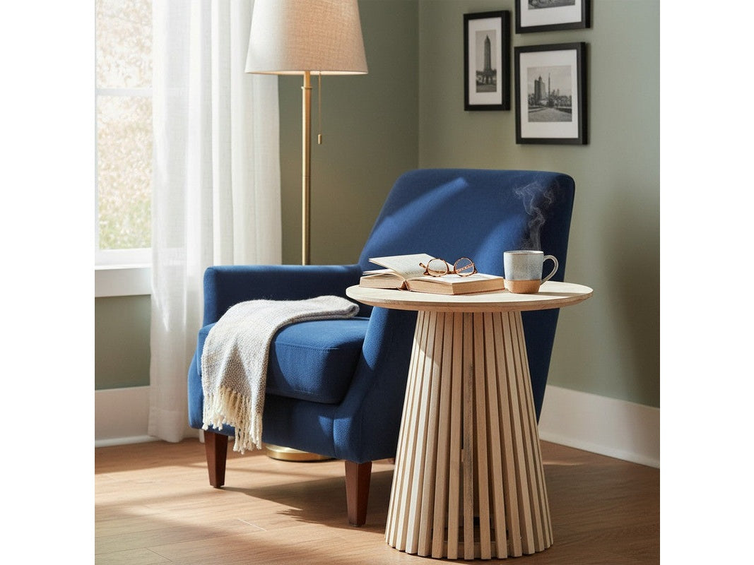 San Bernadino Brown End Table by Crestview at Eve Furniture